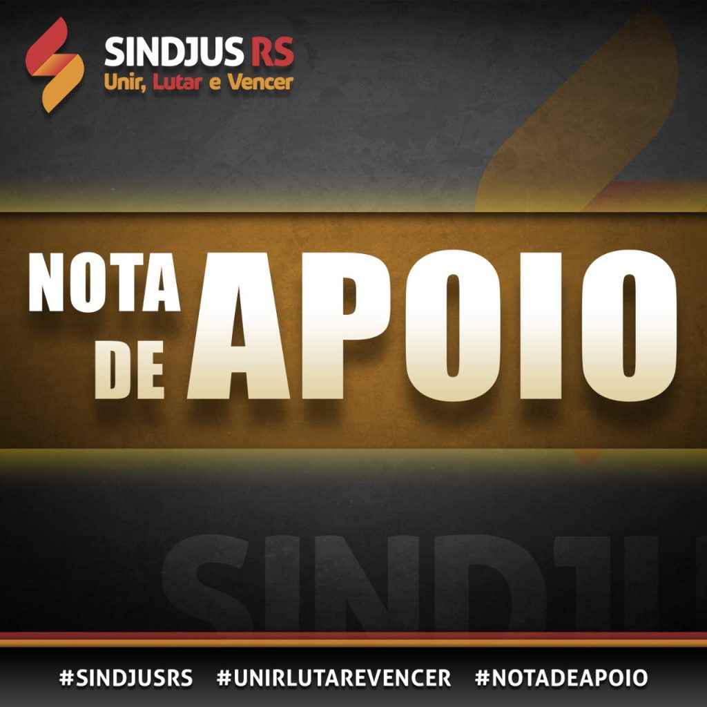 NOTA DE APOIO