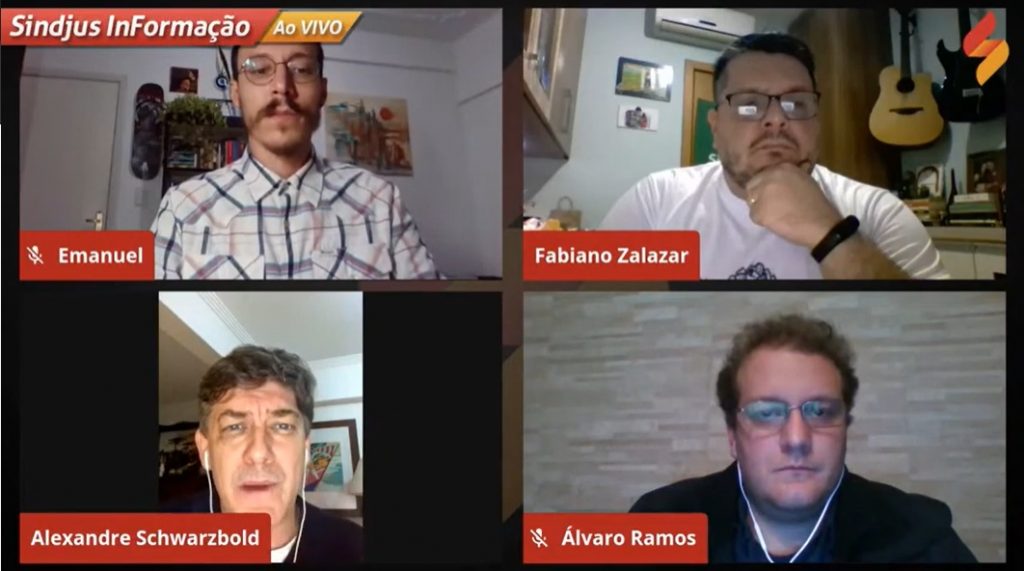 Live Sindjus (In)Formação – O avanço da pandemia e os riscos da flexibilização do isolamento no judiciário