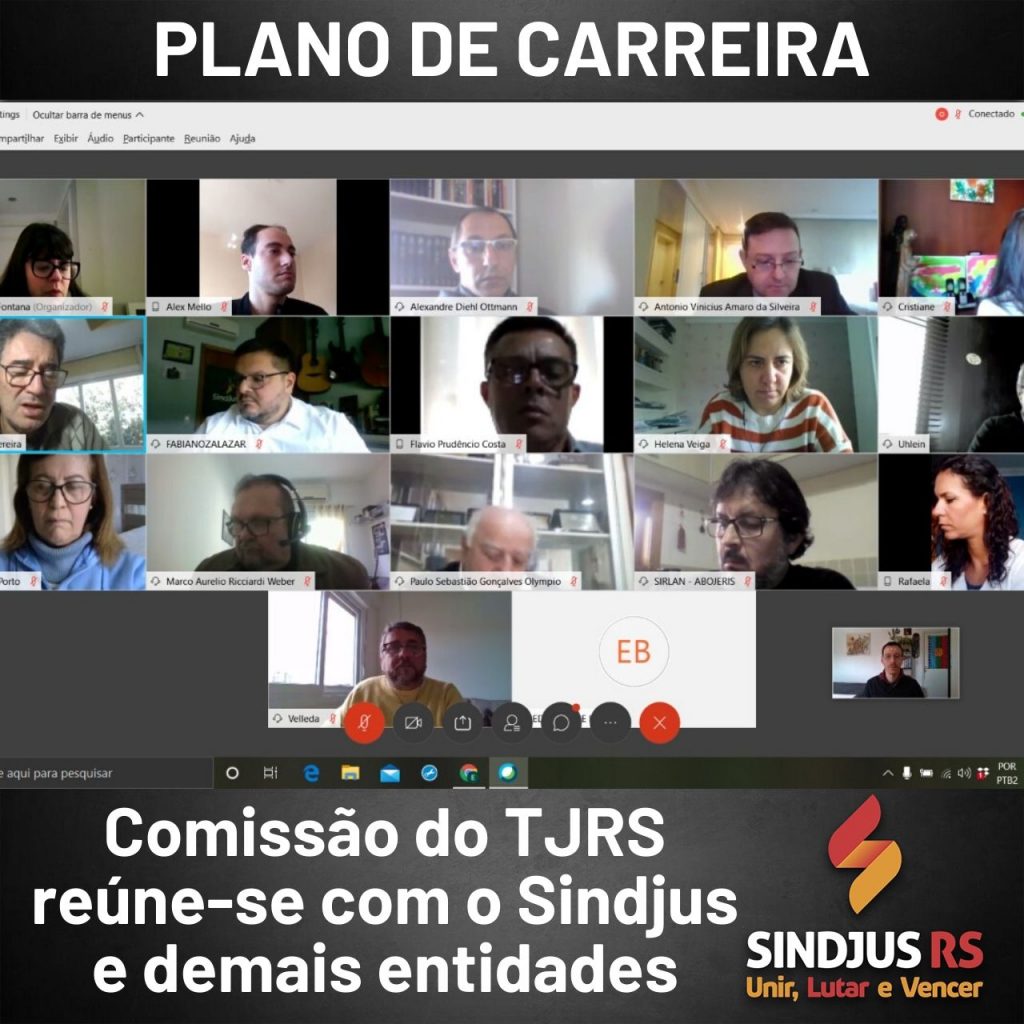 Comissão do Plano de Carreira do TJ retoma debate com as entidades