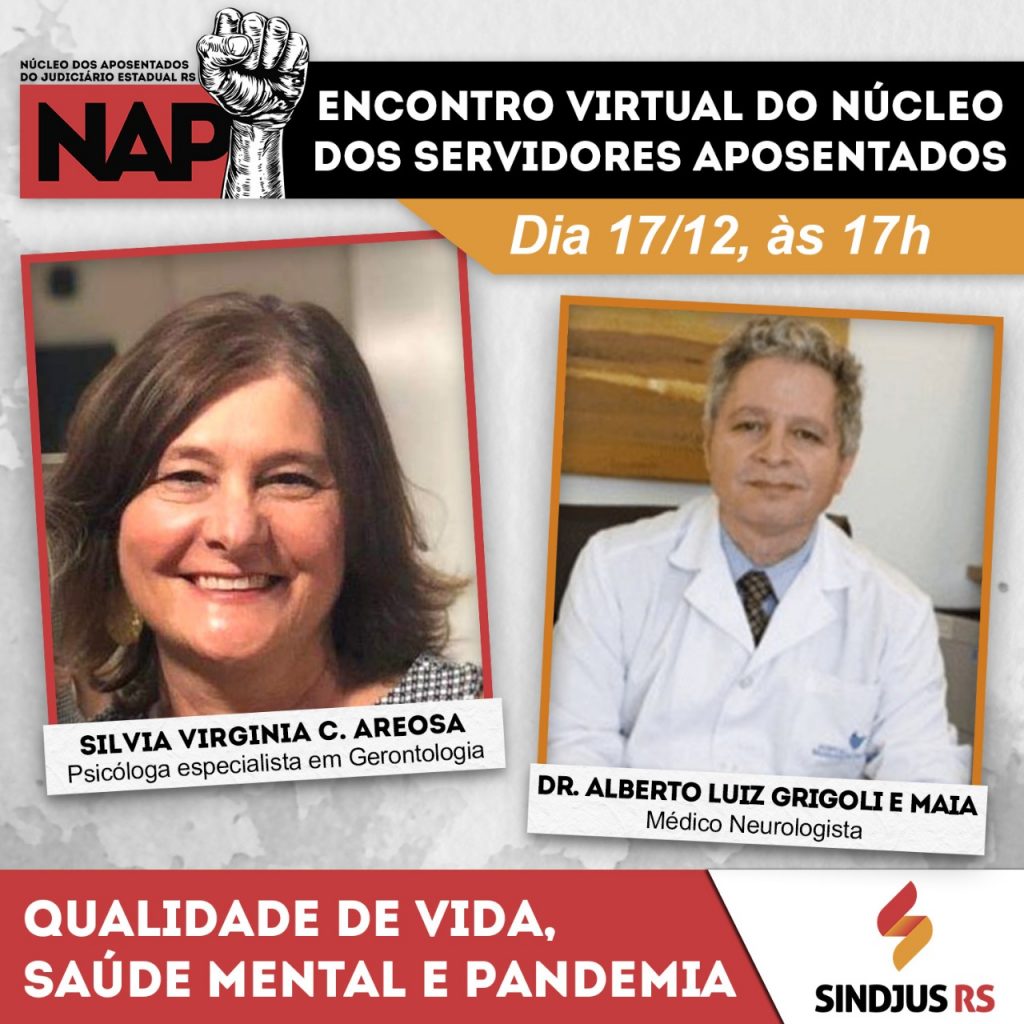 NAP Promove Encontro dos Aposentados com palestras sobre saúde na pandemia
