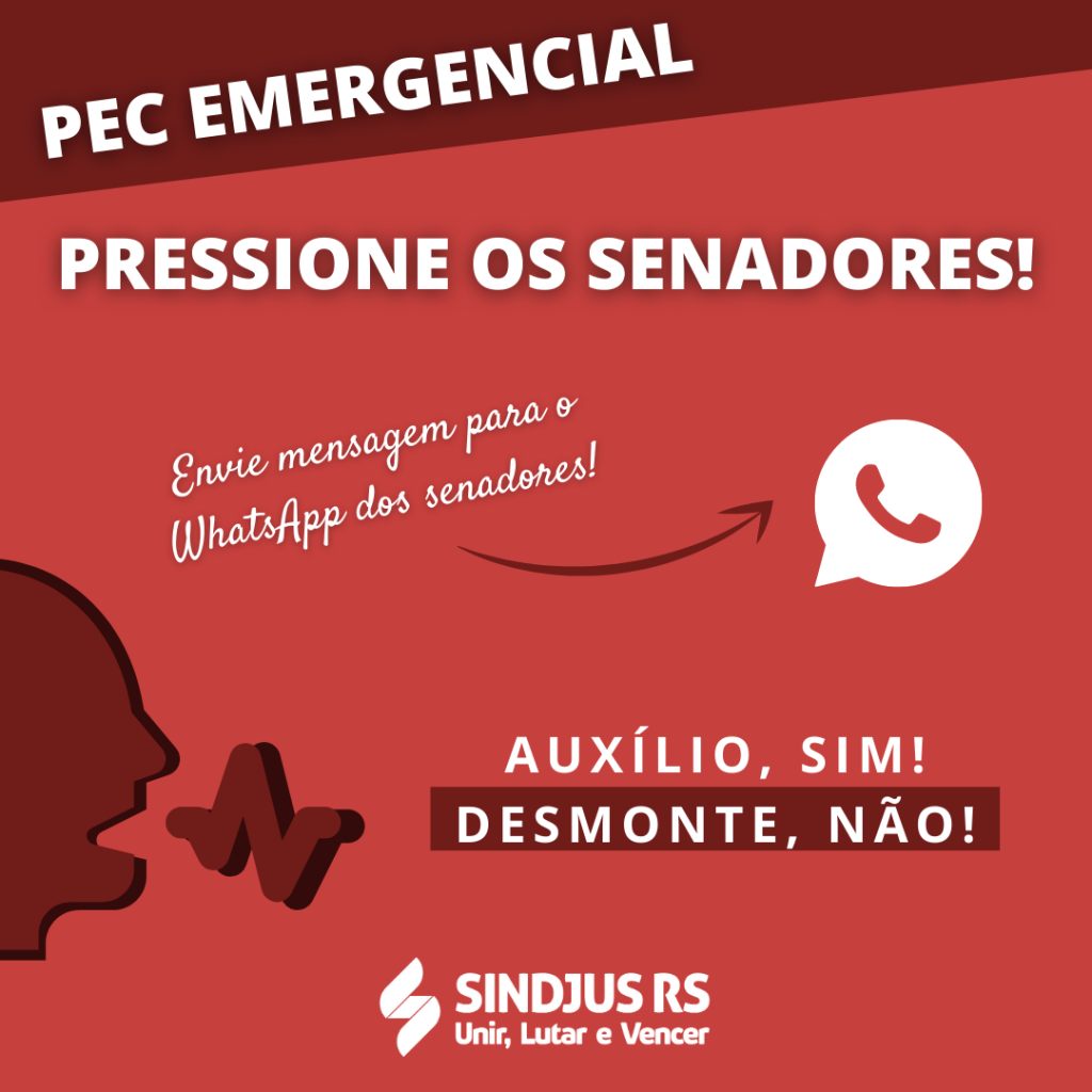 Pressione os senadores contra a PEC Emergencial