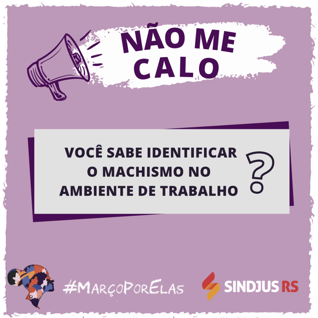 Não se cale: identificando situações de machismo no ambiente de trabalho