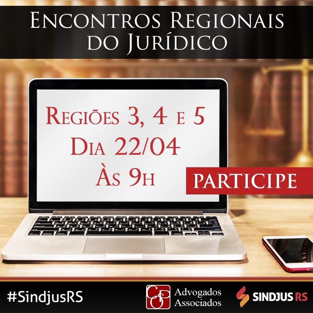 Encontros Regionais do Jurídico – Regiões 3, 4 e 5