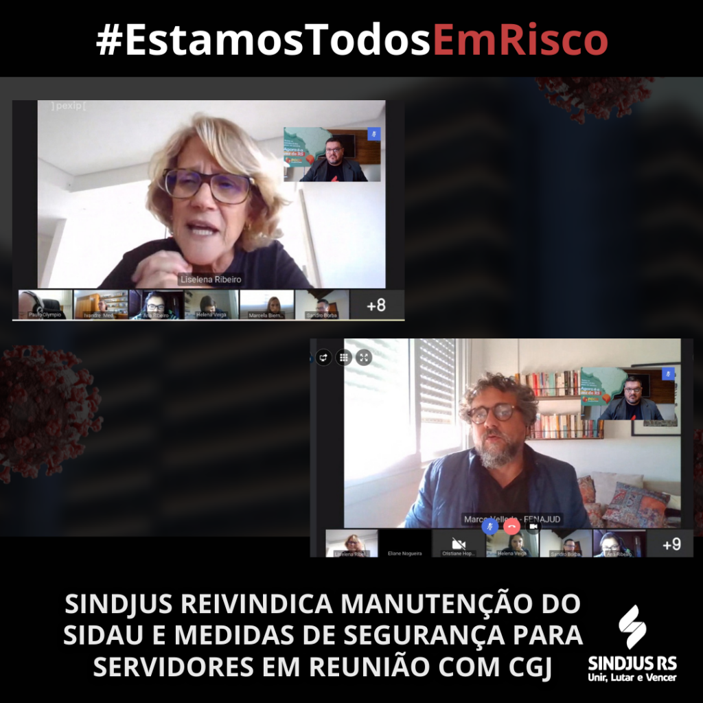 Sindjus reivindica manutenção do SIDAU e medidas de segurança em reunião com CGJ