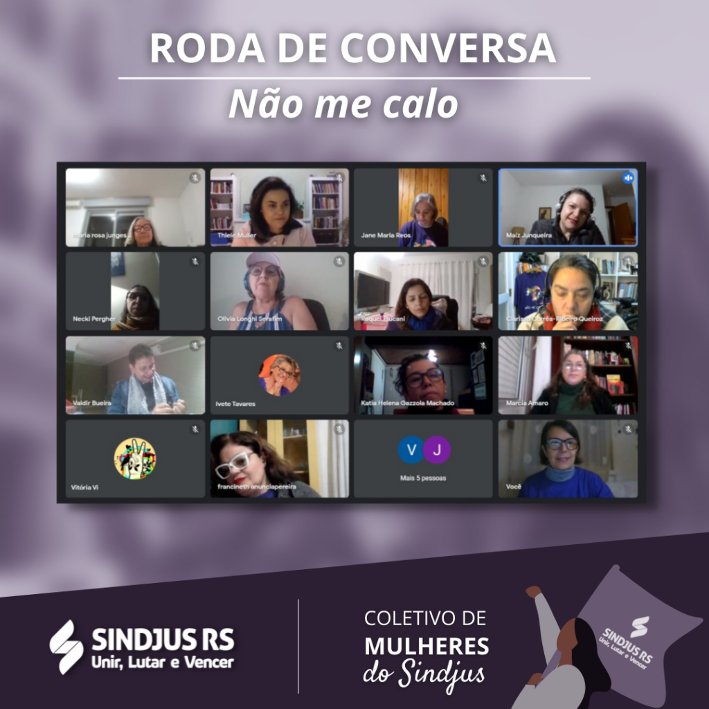 Coletivo de Mulheres do Sindjus debate empoderamento e tecnologia em tempos de pandemia