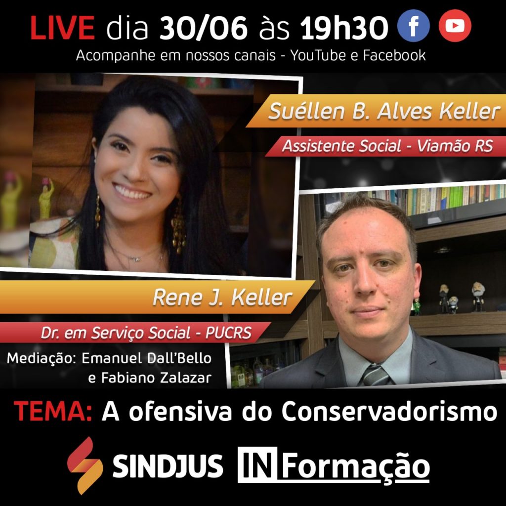 Sindjus (In)Formação recebe autores dos livros “A Ofensiva do Conservadorismo”
