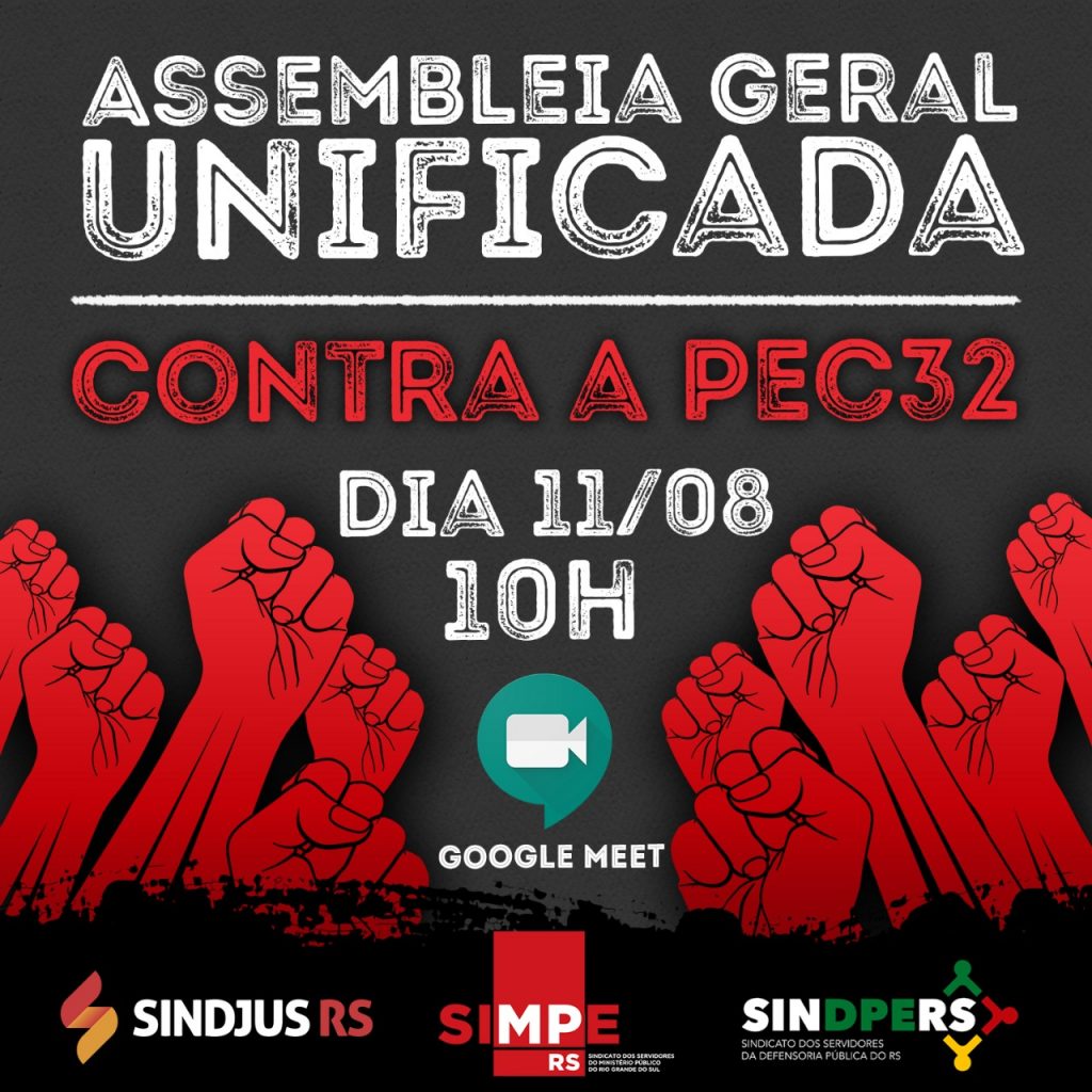 Assembleia Geral Unificada para adesão à luta nacional contra a PEC32