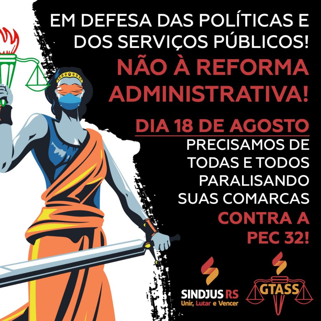 GTASS convoca servidoras e servidores para a luta – 18/08