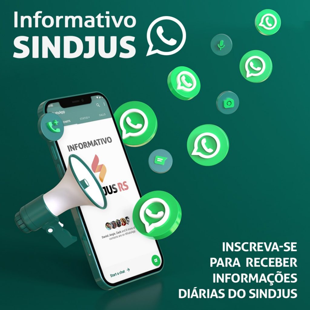 Inscreva-se para receber informações do Sindjus pelo whatsapp