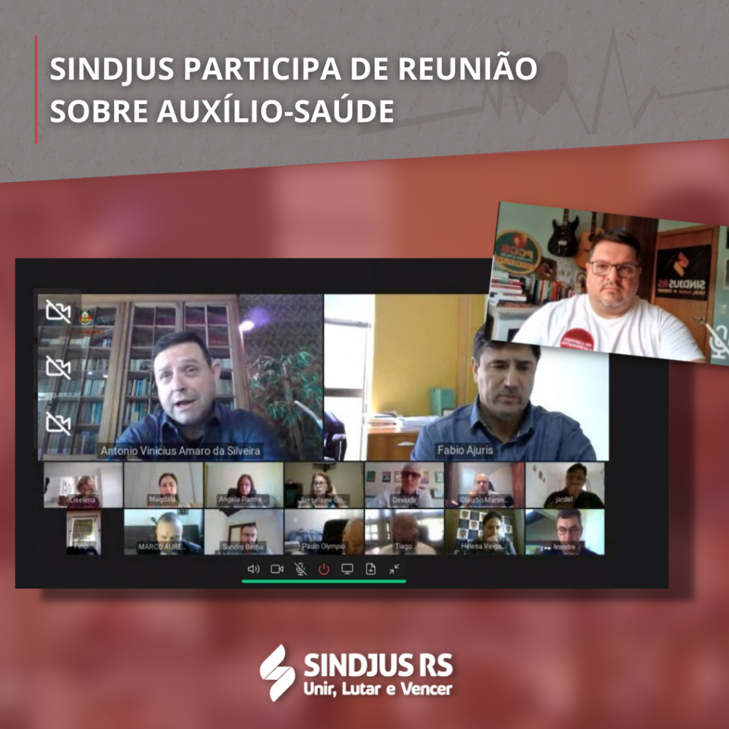 Sindjus participa de reunião sobre auxílio-saúde