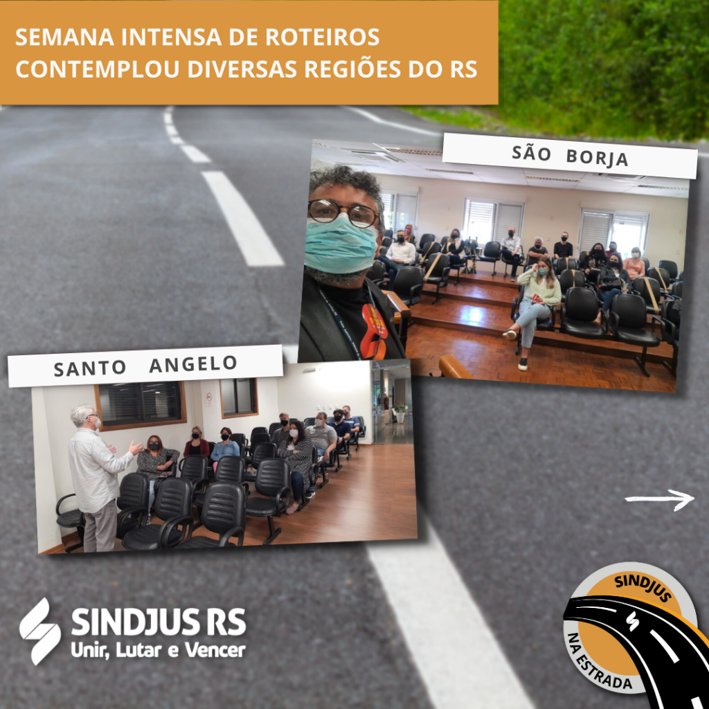 Sindjus na Estrada: Semana intensa de roteiros contemplou diversas regiões do RS