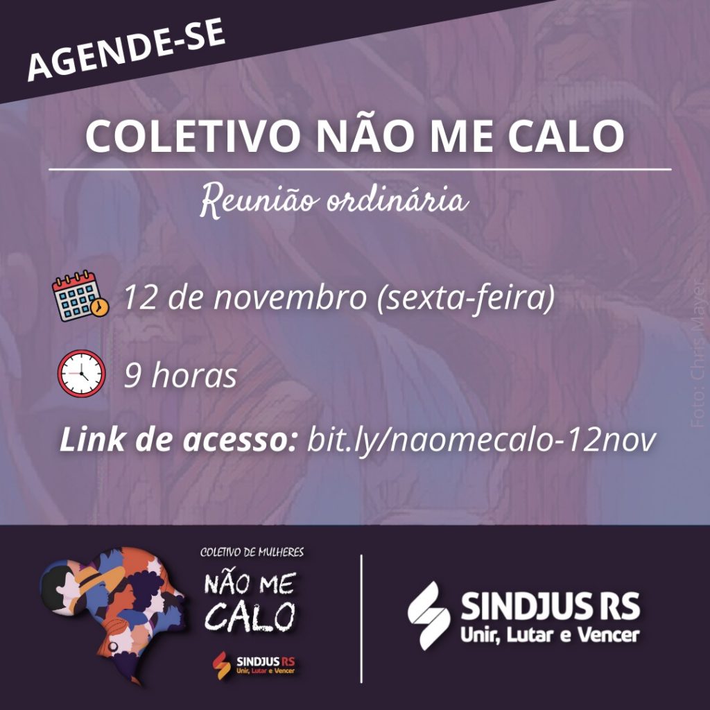 Agende-se: Reunião do Coletivo Não Me Calo