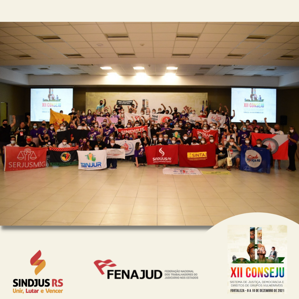 XII Conseju encaminha Fenajud para uma nova era no mundo sindical