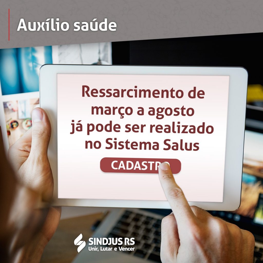 Auxílio saúde: retroativo a março já pode ser solicitado no SALUS