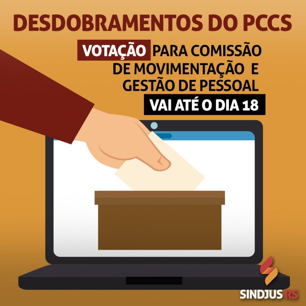 Votação para Comissão de Movimentação e Gestão de Pessoal vai até o dia 18