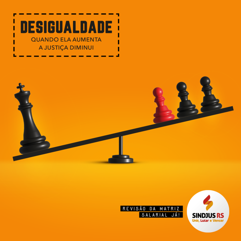 Sindjus/RS lança campanha contra a desigualdade salarial no TJRS