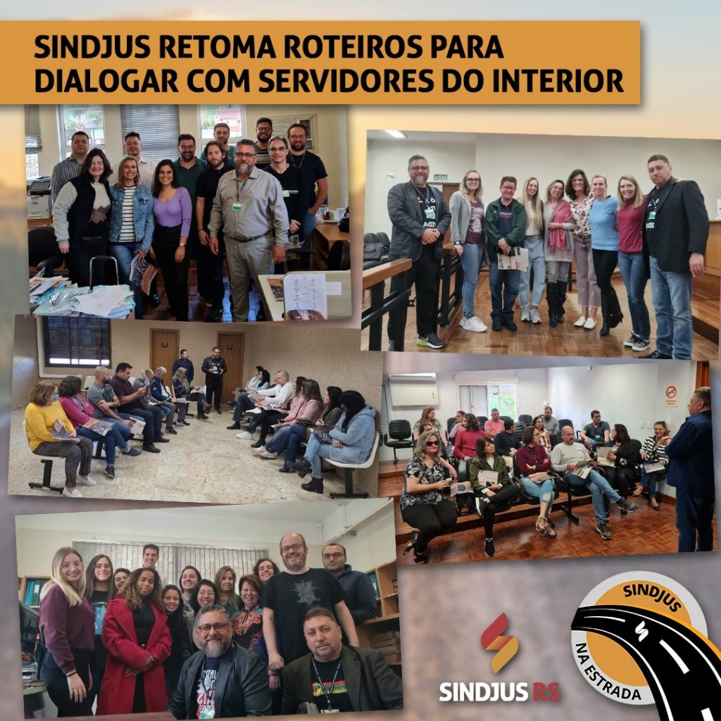 Sindjus retoma roteiros para dialogar com servidores do interior