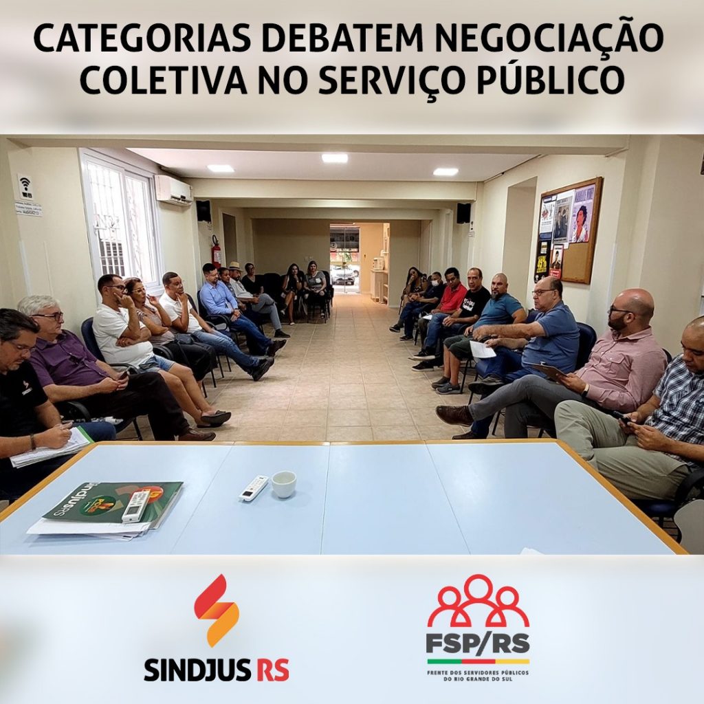 Categorias debatem negociação coletiva no serviço público