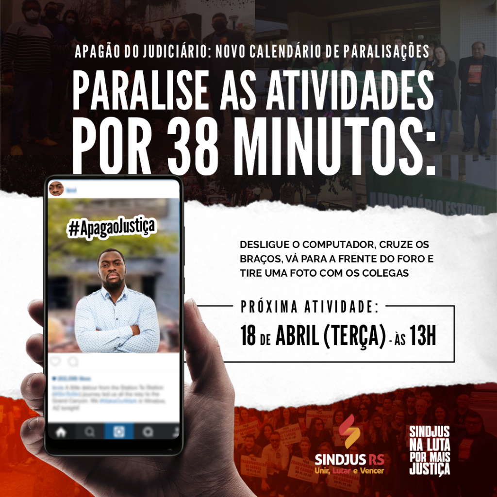 Apagão do Judiciário: Reunião de mobilização com servidores define novo calendário de paralisações