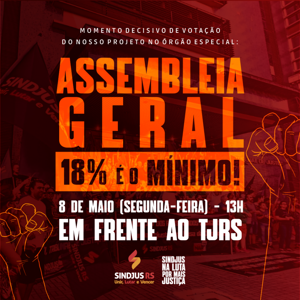 Convocação: Assembleia Geral Extraordinária no dia 8 de maio