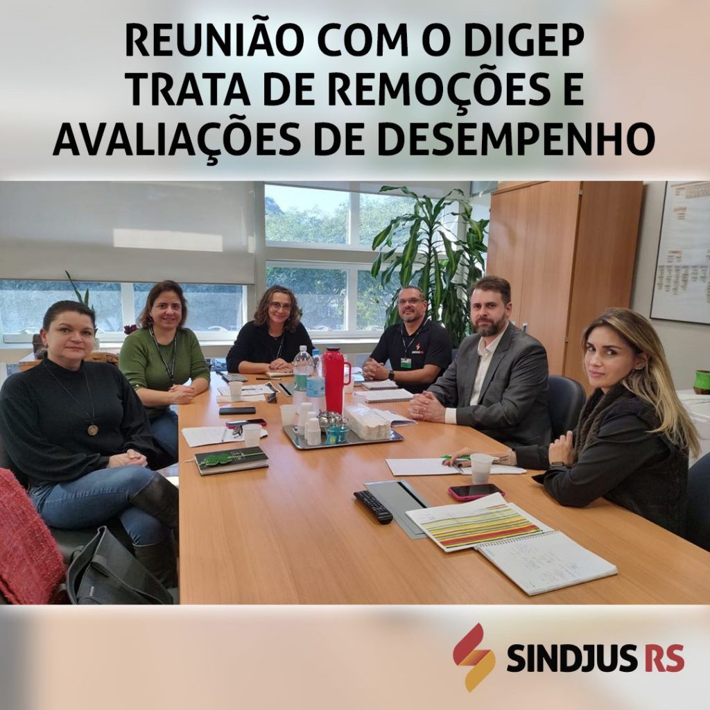 Reunião com Digep trata de remoções e avaliações de desempenho