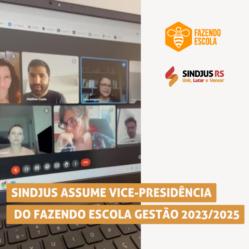 Sindjus-RS assume vice-presidência do Fazendo Escola