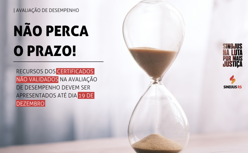 Não perca o prazo: recursos dos certificados não validados devem ser apresentados até dia 19 de dezembro