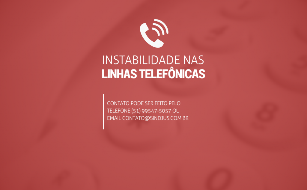 Instabilidade nas linhas telefônicas