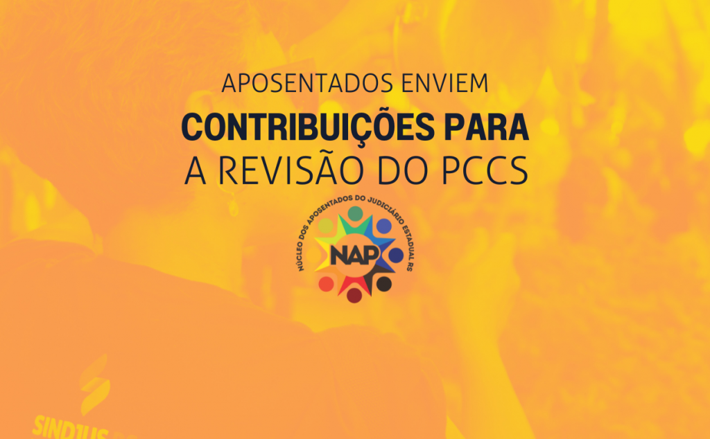 Aposentadas e aposentados: enviem contribuições para a revisão do Plano de Carreira