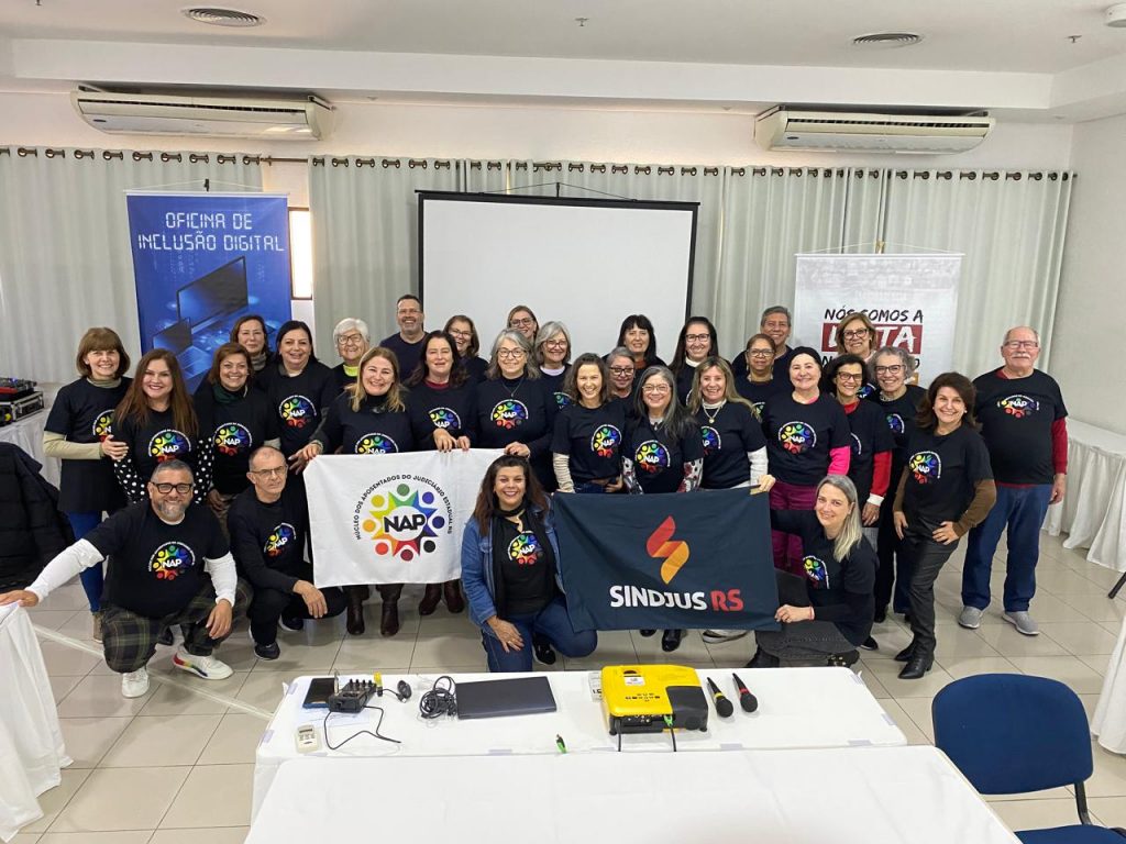 Sindjus realiza Encontro Regional do NAP e Oficina de Inclusão Digital em Caxias do Sul