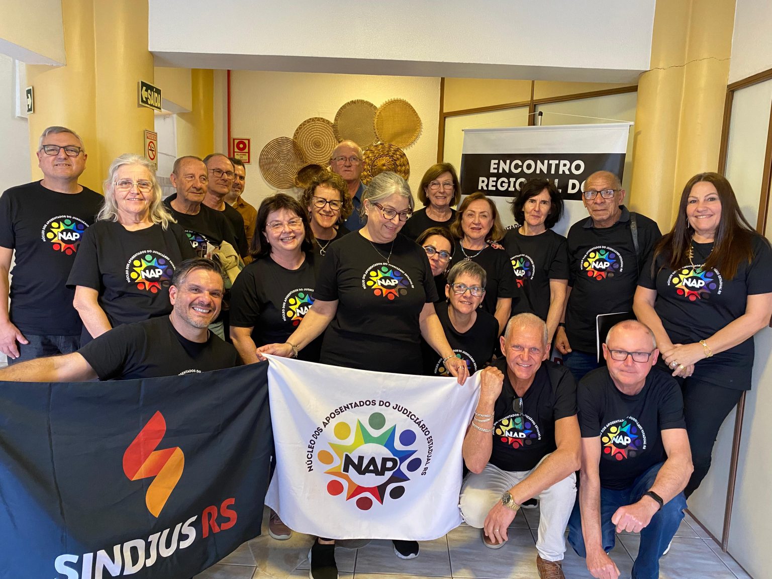 Aposentados da região de Santa Cruz do Sul participam de atividade de organização e formação