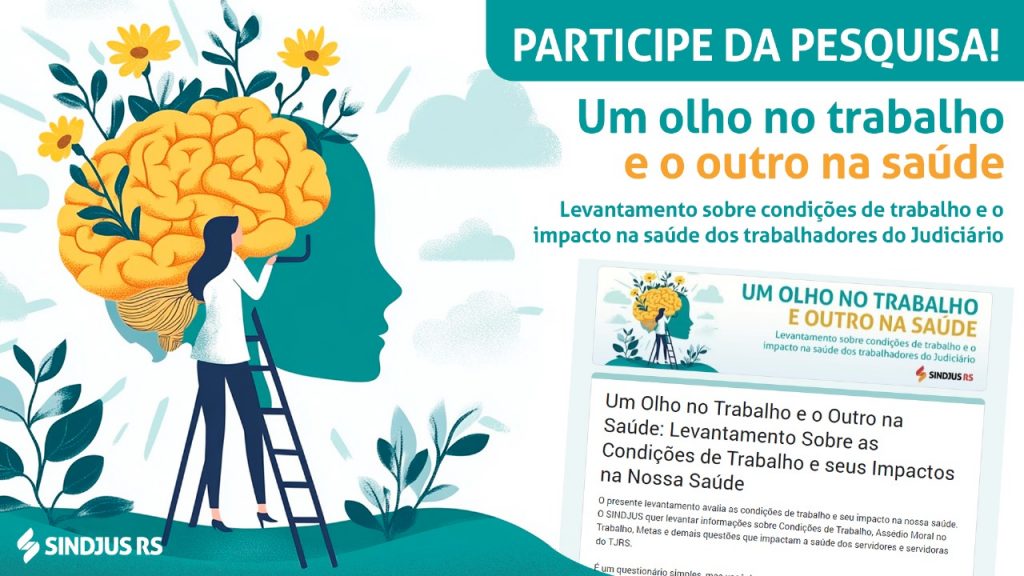 Sindjus-RS realiza levantamento sobre condições de saúde da categoria