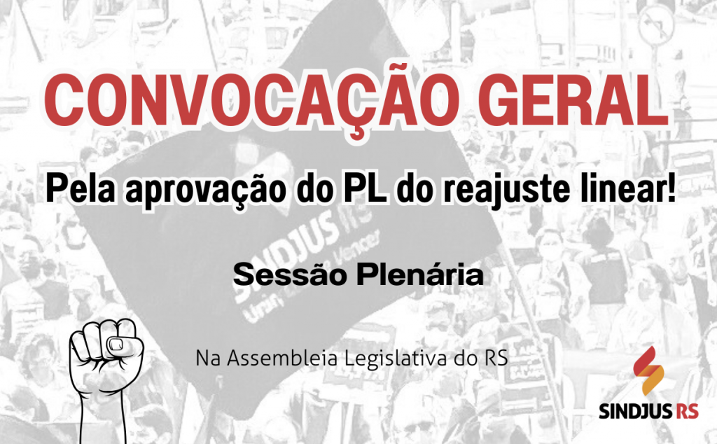 Todas e todos na ALRS na próxima terça! Hora de aprovar o PL 383/2024!