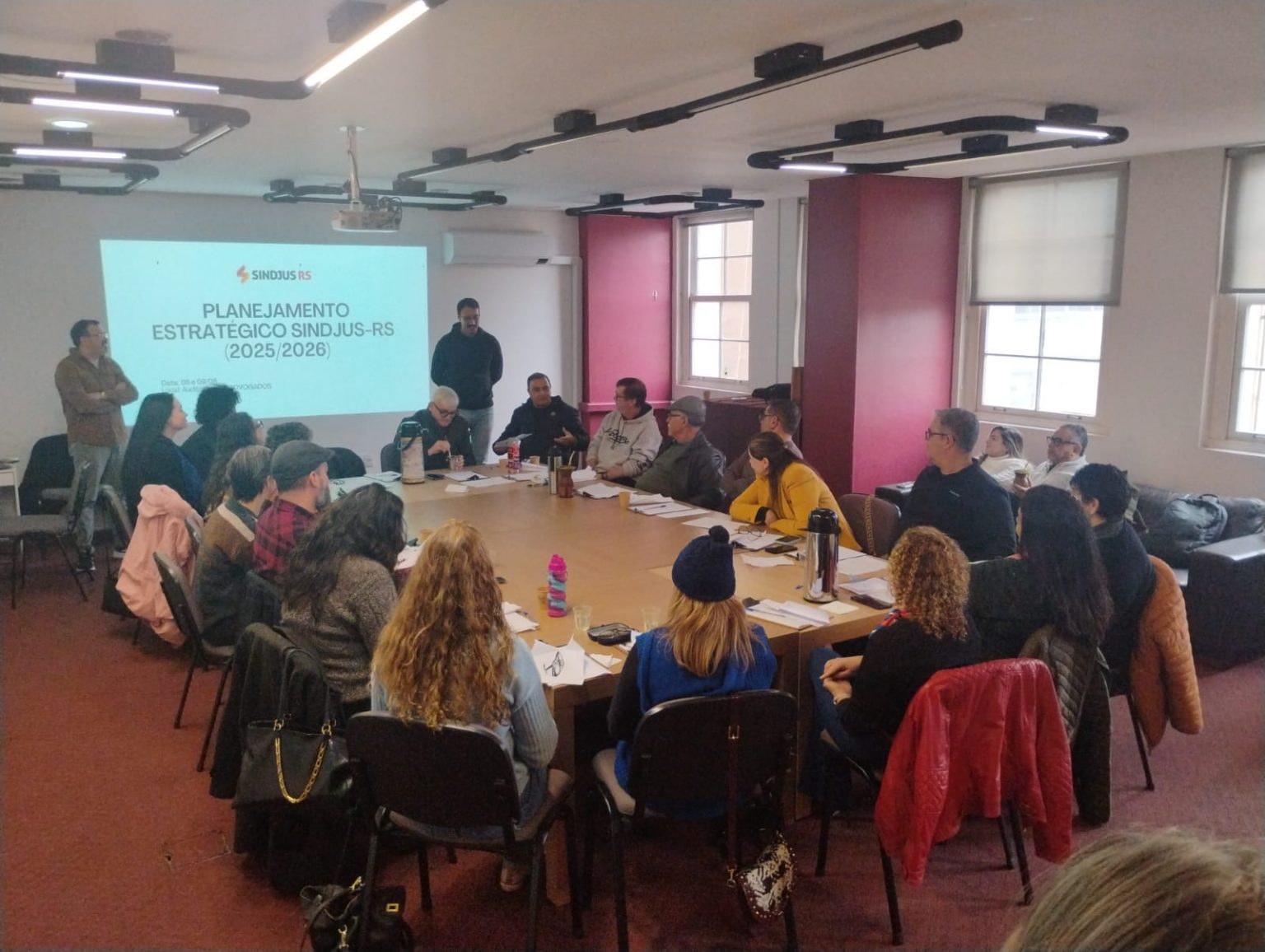 Direção realiza planejamento estratégico para orientar o trabalho sindical