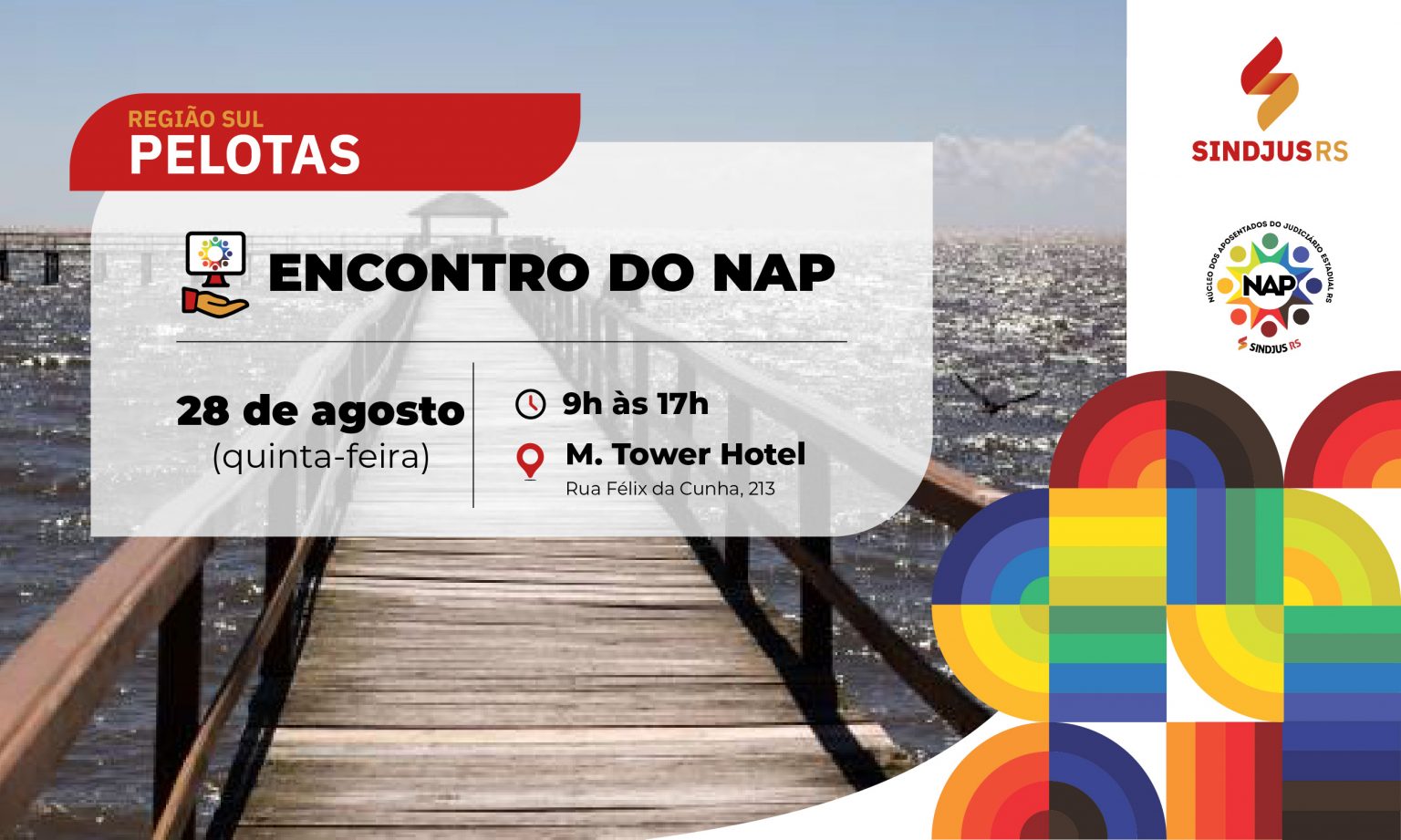 Pelotas recebe Encontro do NAP da Região Sul no dia 28 de agosto