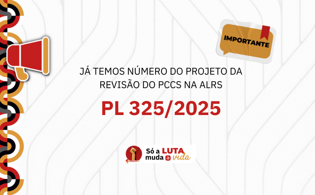 Revisão do PCCS tramita na Assembleia como PL 325/2025