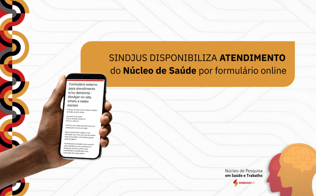 Sindjus lança novo formato de atendimento do Núcleo de Saúde por meio de formulário online