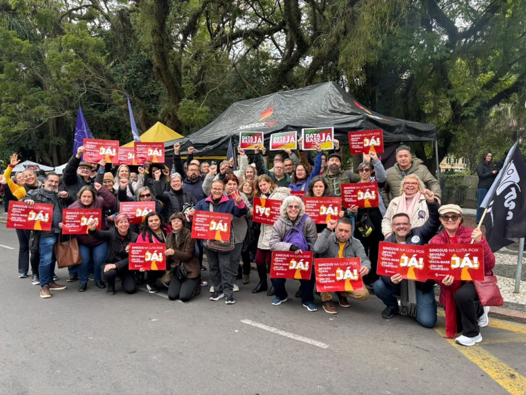 Sindjus se soma na luta unificada dos servidores do RS